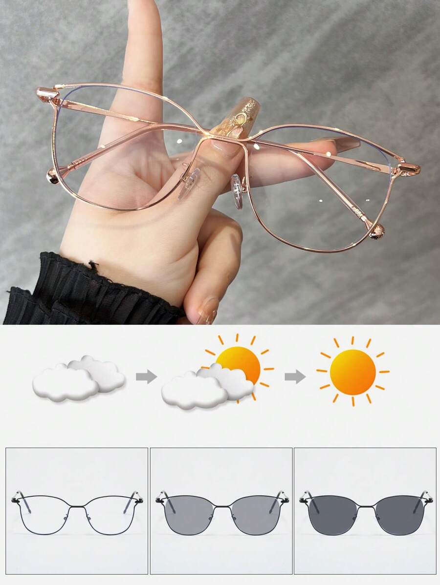 1 adet Metal Kedi Gözü Oyuk Çe - Sunglasses Cat Eye incelemesi ve fiyatı